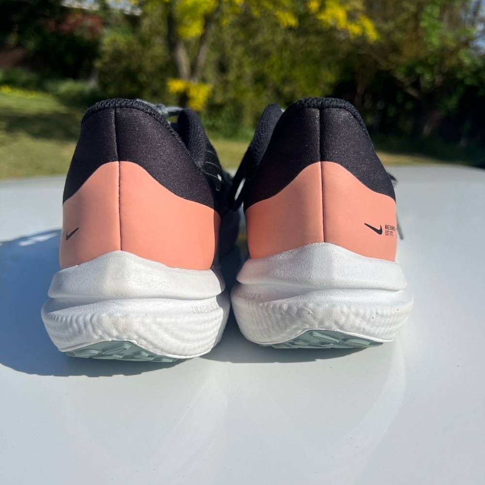 Nike Women’s Running Shoes — Black with Coral and Light Blue Accents - Picture 5 of 7